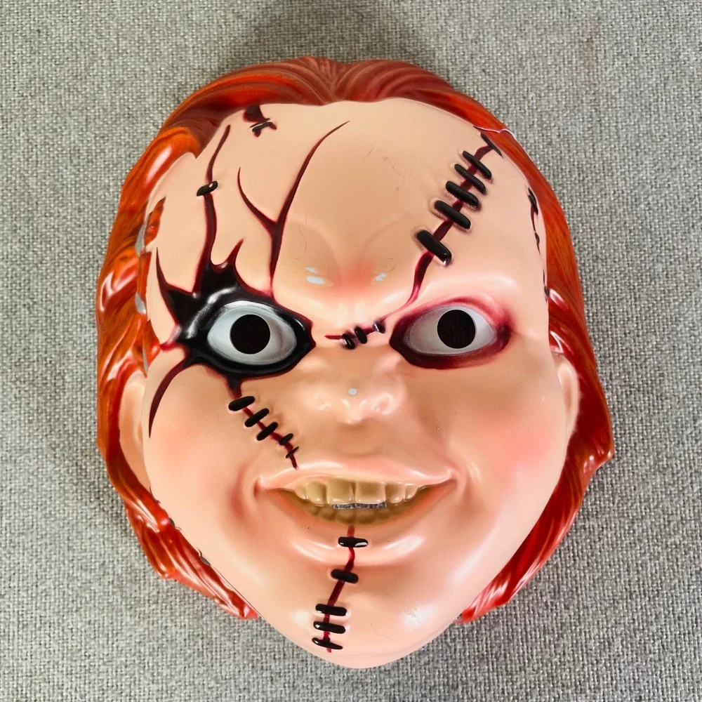 Universal Studios Chucky Adult Mask #877 Horror Movie Halloween Costume Scarred